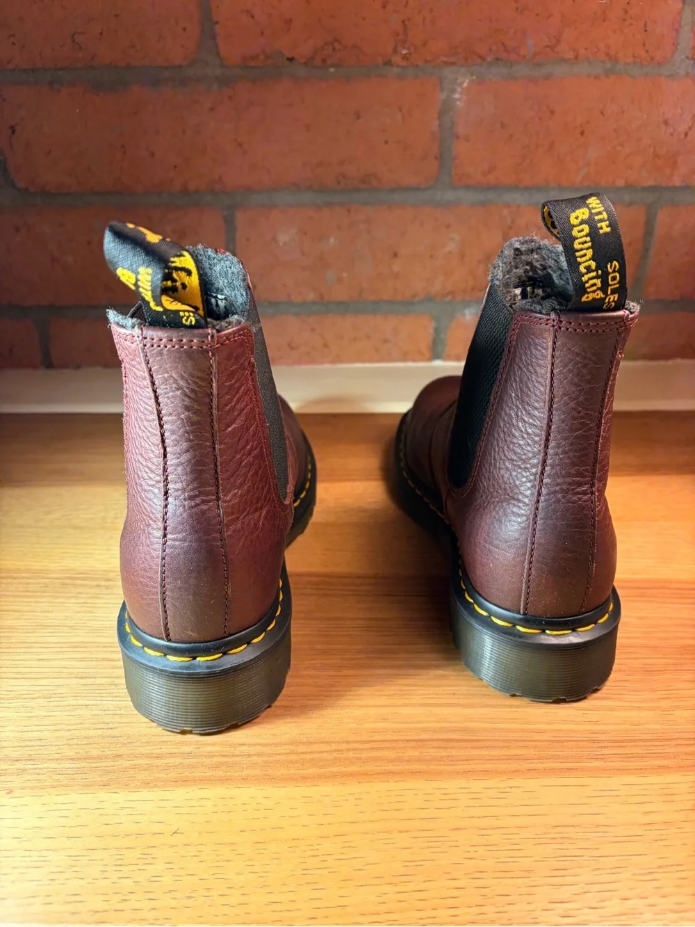 Dr. Martens 2976 WarmWair Men's Dark Brown Leather Chelsea Boots